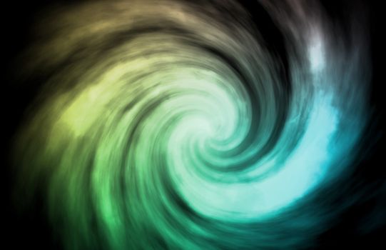 Alien Abstract Vortex Background Art in Swirls