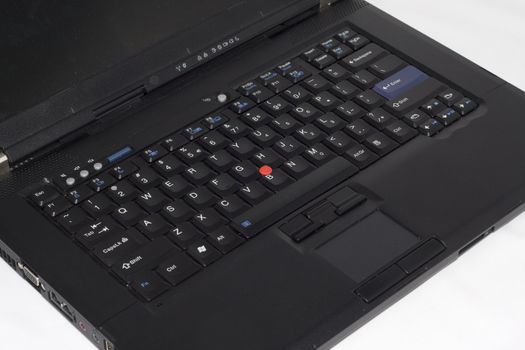 black keyboard of a laptop