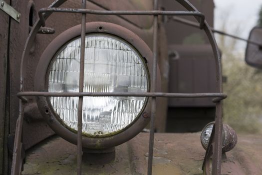 old truck lamp