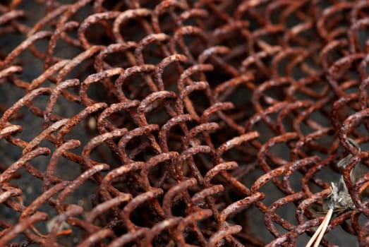 net texture, metal