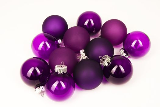 Violet Christmas ornament ball holiday tree