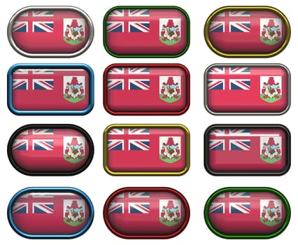 twelve buttons of the Flag of Bermuda
