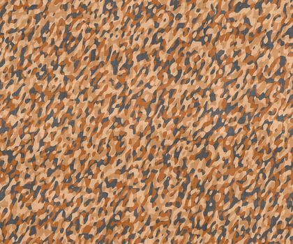 large seamless image of cloth printed with military camouflage pattern