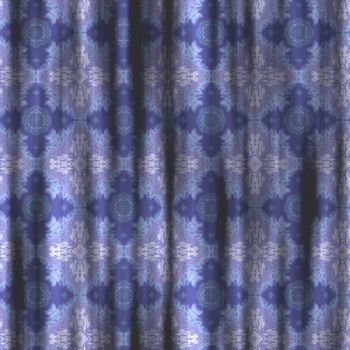 great image of old grungy retro curtains