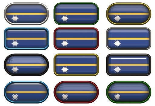 twelve buttons of the Flag of Nauru