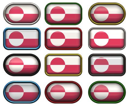 twelve buttons of the Flag of Greenland