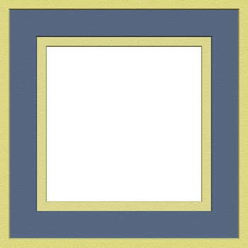 blue and gold professional photographers matte frame