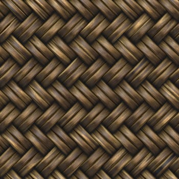 great background image of wooden bambo or wicker basket weave