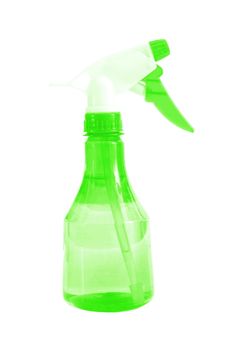 cleaning supplies isolated on a white background