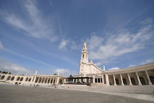 Fatima faith santuary in Portugal