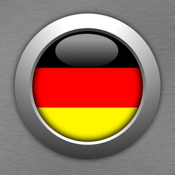 germany button flag sign or badge for website