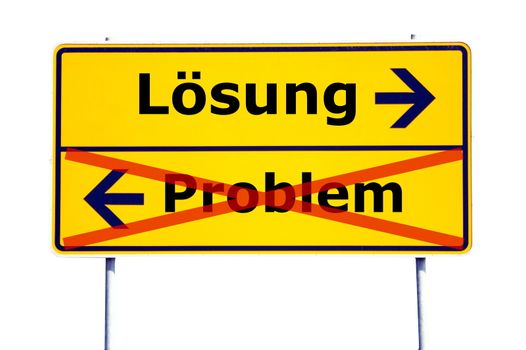 find the way for your business solution concept