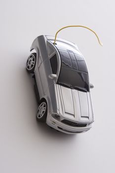 remote control toy sport car with yellow antenna