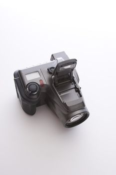 One of the first consumer digital camera with flash up