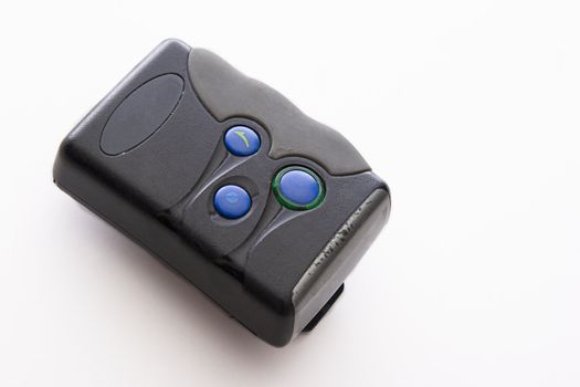 Old pager with scuffed up screen