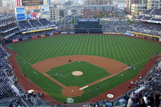 Downtown city stadium on Trevor Hoffman Night - April 2007