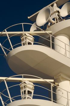 ea. Cruise ship radar and signaling equipment.