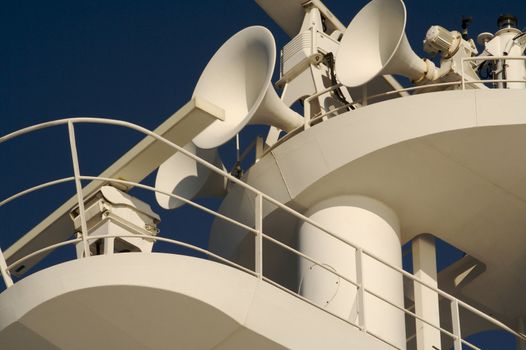 ea. Cruise ship radar and signaling equipment.