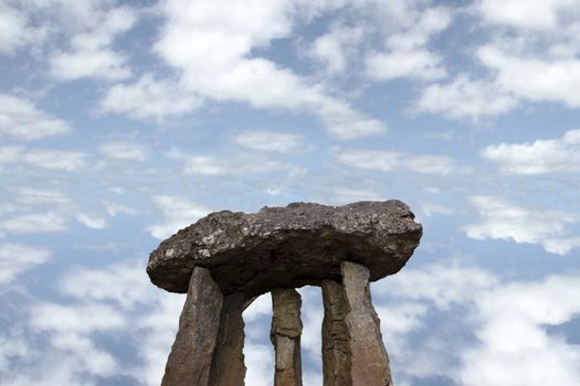 ancient standing stone monuments in county limerick ireland.includes clipping path