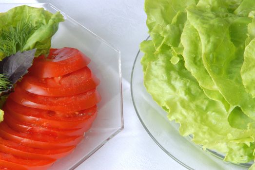 Colorful health of  fresh vegetables