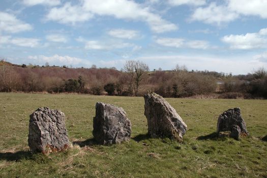 ancient standing stone monuments in county limerick ireland