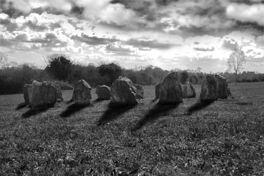 ancient standing stone monuments in county limerick ireland