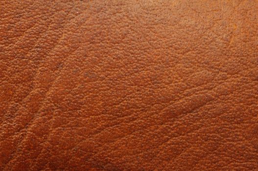 brown leather textile texture or background with copyspace