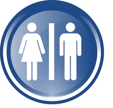 an icon for unisex restrooms