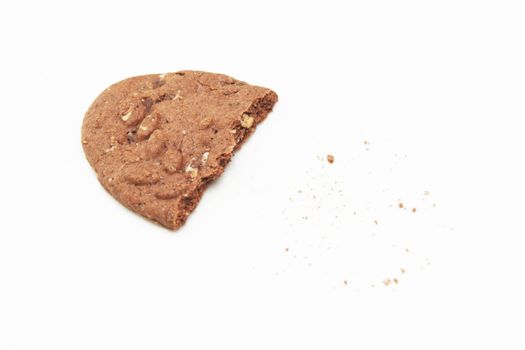 Cookie on the white background