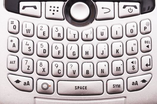 pda or cell phone isolated on a white background