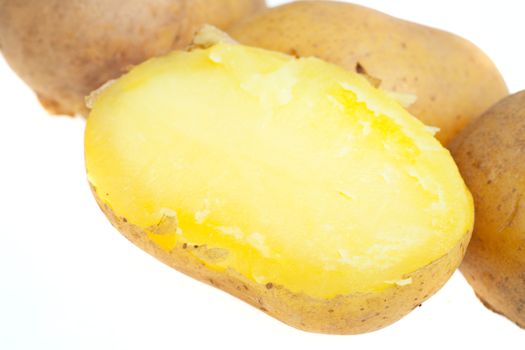 half of a potato