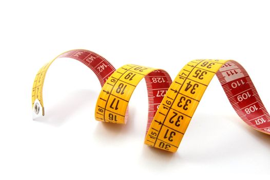 measuring tape isolated on a white background
