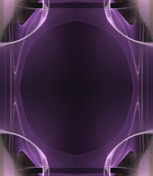 A purple background border with 3d abstract lines - very modern.  Great for ads and layouts.