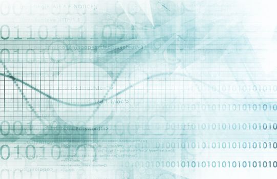 Corporate Background as a Tech Presentation Art