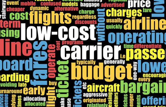 Low Cost Carrier Budget Airline Concept Art