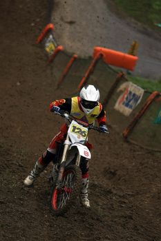 Competitor of the Hillclimbing Obersaxen 2008