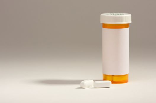 Blank Prescription Bottle and Pills with room for your own copy.