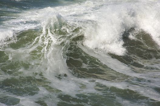 Rough Pacific Ocean Waves