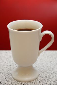 Close up of a coffee mug