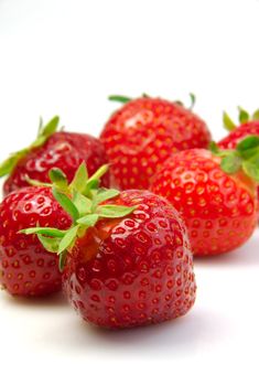 Shot of a pile of fresh strawberries