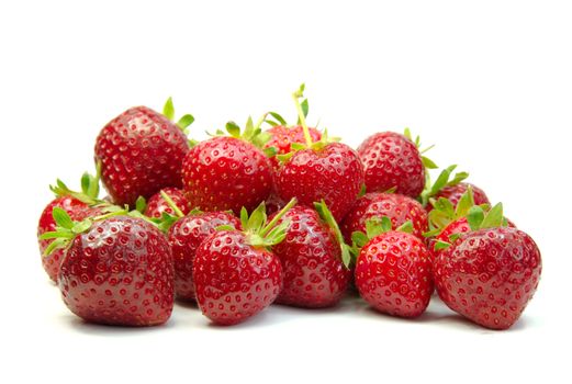 Shot of a pile of fresh strawberries