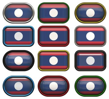 twelve buttons of the Flag of Laos