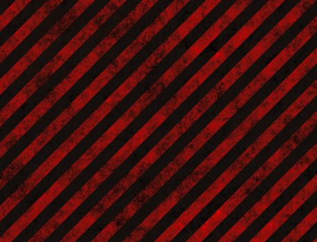 grungy red striped hazard background like on roads