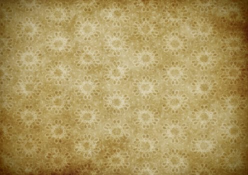 great image of old grungy wallpaper background