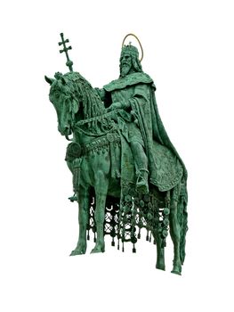 A saint Ishtvan is the first king of Hungary, founder of the state