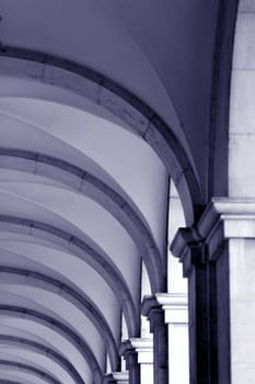 Blue arches