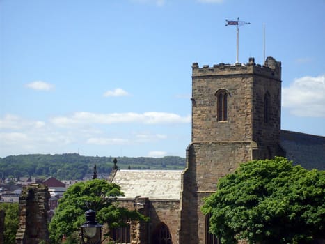 Saint Marys Church and graveyard, Scarborough, England.