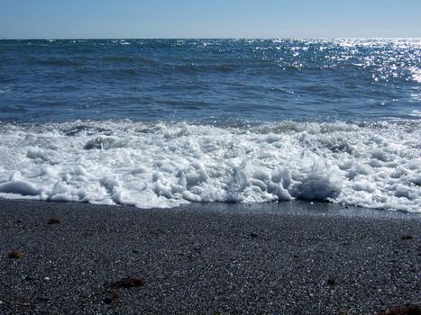 Waves at coast of the Black sea 1