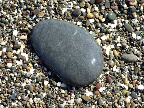 wet pebbles on the beach of the Black Sea 2