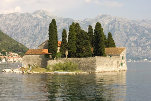 A little island in the Boka-Katoorski gulf